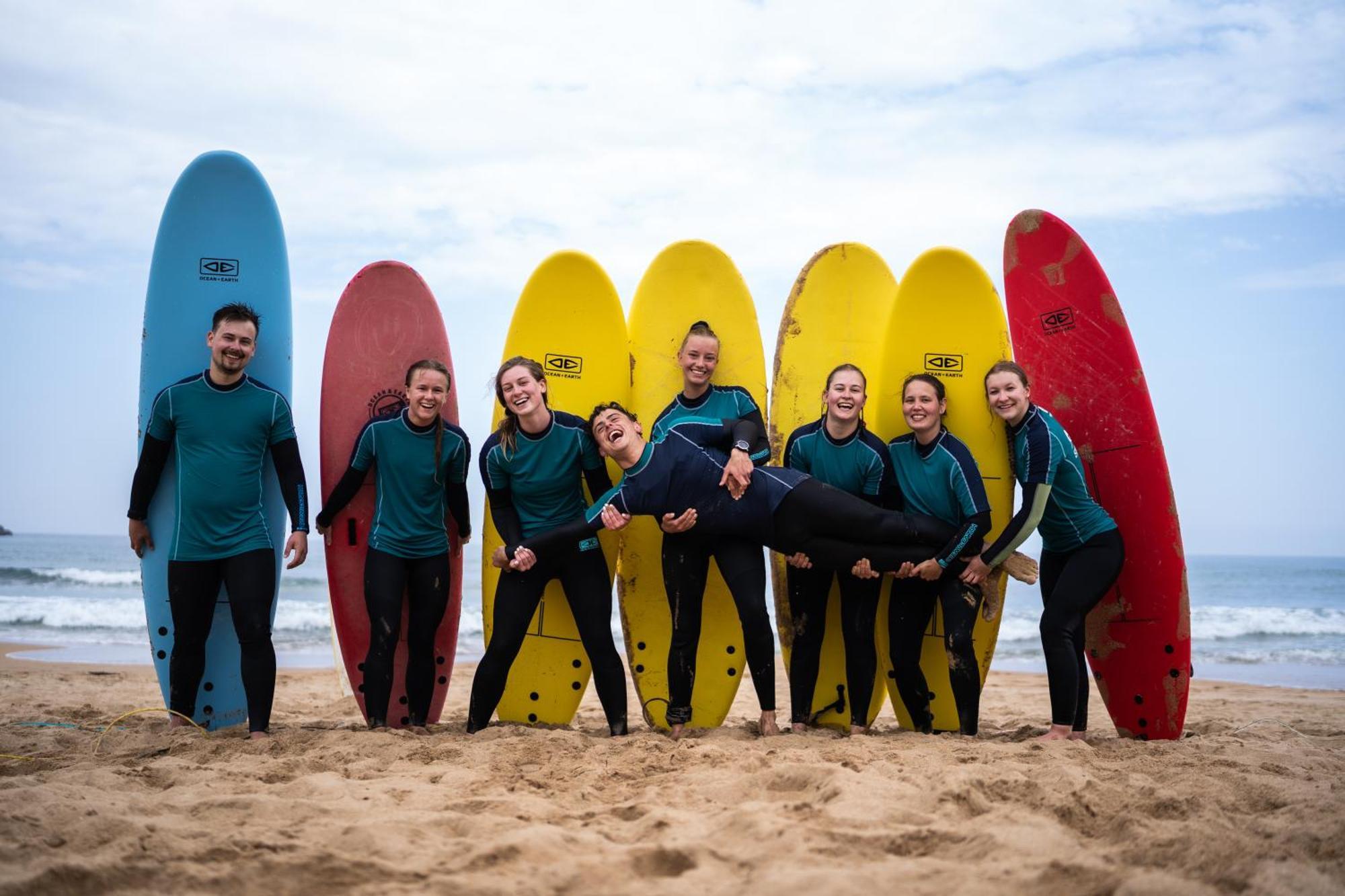 Liquid Surfhouse Vandrerhjem Langre  Eksteriør bilde