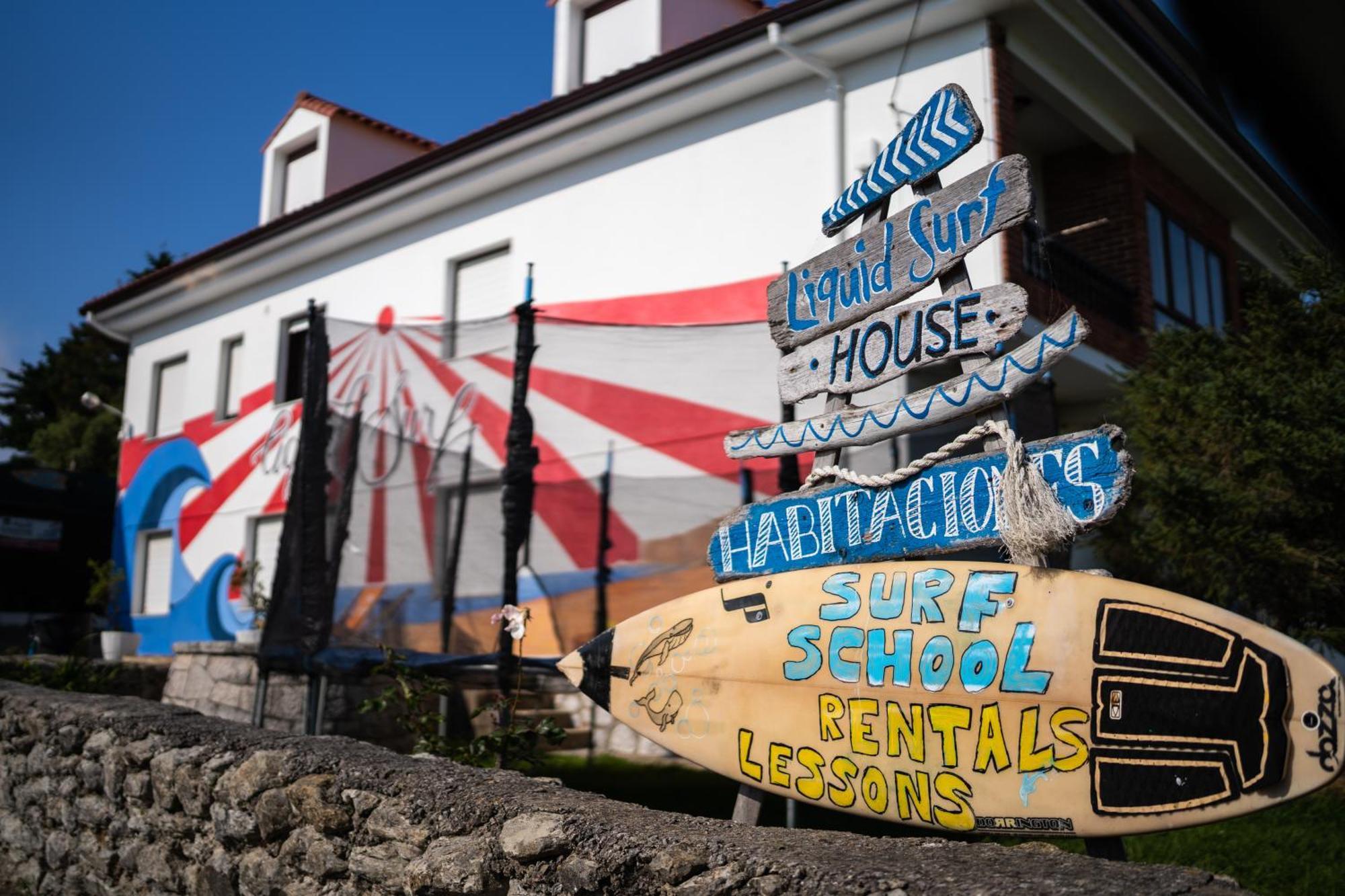 Liquid Surfhouse Vandrerhjem Langre  Eksteriør bilde